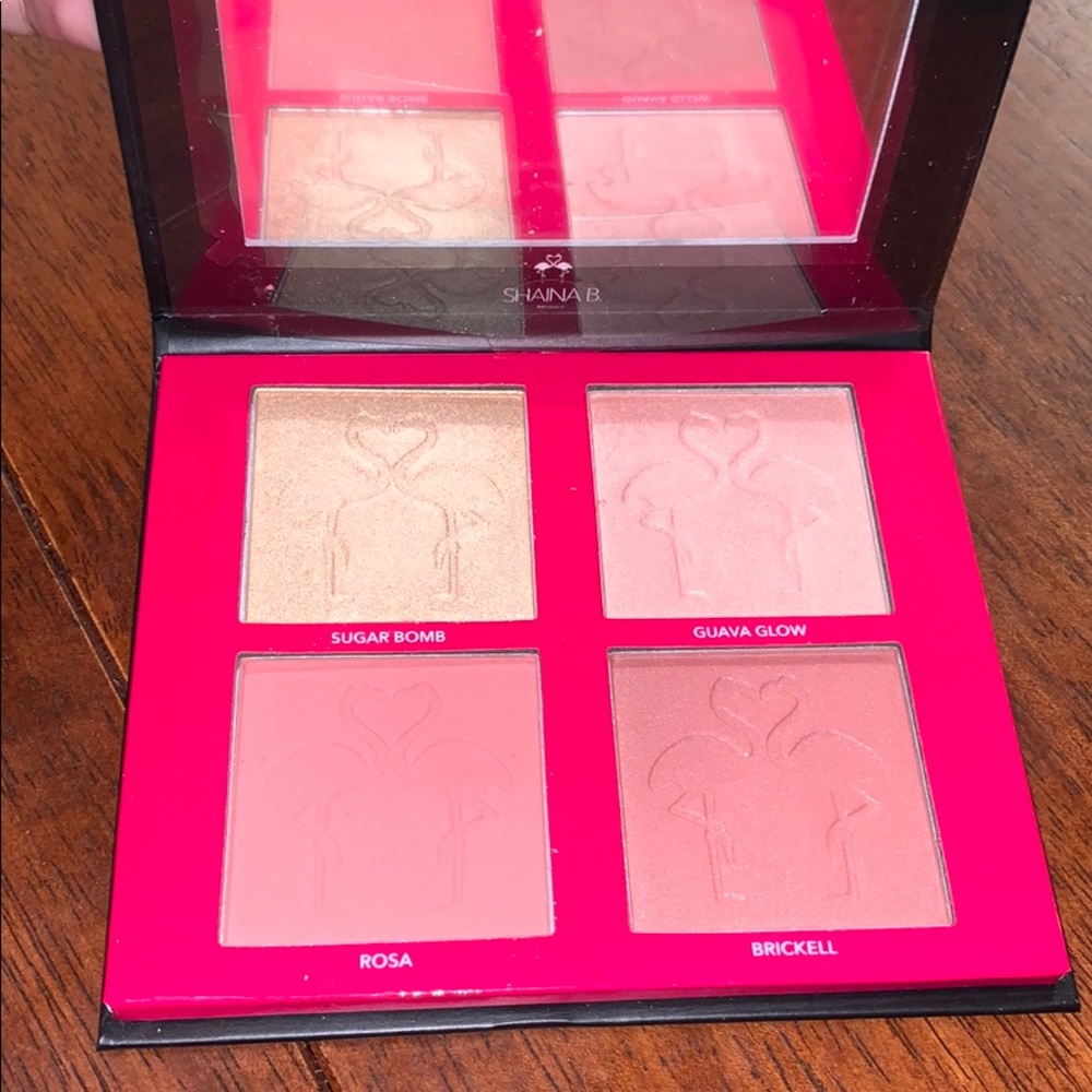 Shaina B. Miami blush and highlight palette